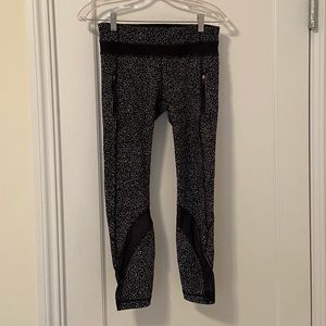 Lululemon speckled mesh leggings